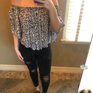 Off the shoulder top